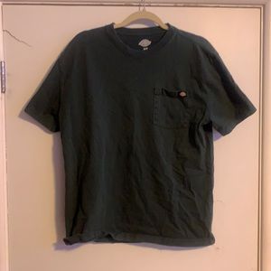 Olive green dickies pocket tee